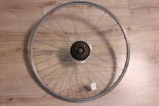 26 Zoll Alufelge Hinterrad 7# Fahrrad  7Fach Schraubkranz: 28/14 Zahn