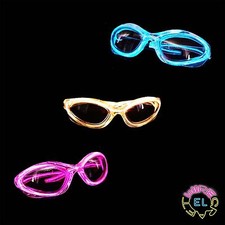 EL Brille - leuchtende Schirme