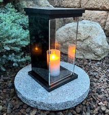 Grablaterne  Sockel Grablampe