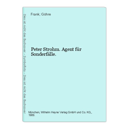 Peter strohm agent - agent, für