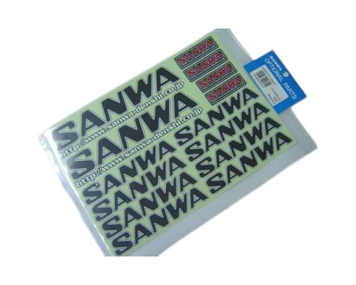 Sanwa aufkleber schwarz - sanwa,