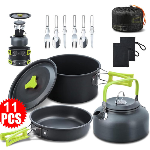 Camping kochgeschirr set - camping, 2