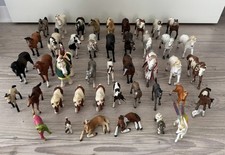 Schleich Tiere Menschen Zoo Pferde Konvolut über 100 Figuren 