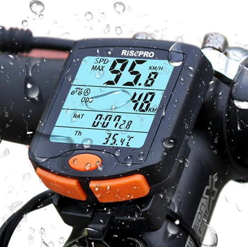 Fahrradcomputer kabellos lcd - fahrradcomputer,