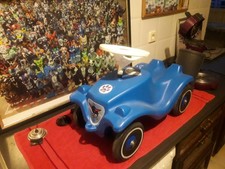 Big Bobycar Blau Plastikauto Kinderauto Laufrad mit Luft-Hupe