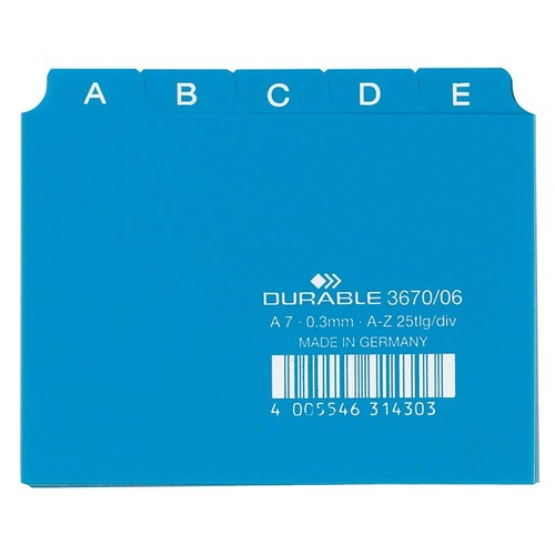 Durable karteikartenregister - durable,