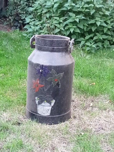 Alte milchkanne groß - alte,