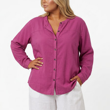 Damen Bluse T-Shirt Langarm