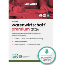 Lexware warenwirtschaft premium 2026 ABO-Lizenz 5 PC (Win 10/11) 1 Jahr Laufzeit