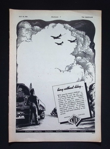 Original 1940 anzeige zwicky - anzeige,