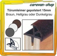  Tür-Umleimer gepolstert 15 mm Möbel-bau Ausbau Wohnmobil Selbstbau Kantenschutz