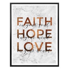 Poster Kupferoptik - Faith