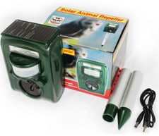 Ultraschall Tier Vertreiber Abwehr Marder Katzen Hunde Schreck Ratten Vergrämer