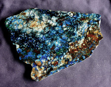 Scheibe Azurit-Malachit