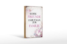 Holzschild echte Freunde