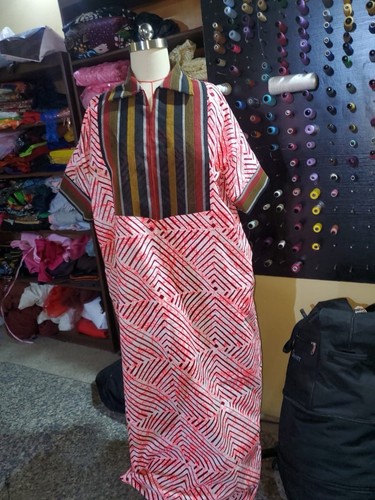 Damen kaftan kleid lang - damen,