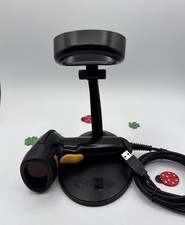 USB Laser Barcode Scanner Kabelgebunden Handheld Barcode Scanner Leser, Schwarz