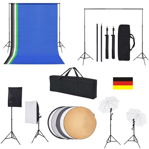Pro fotostudio set softbox - set,