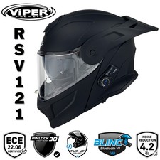 ViPER RSV121 Motorradhelm mit Bluetooth Klapphelm Motorrad Modular Helm XS - 2XL