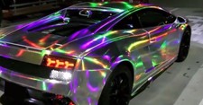 Hologramm silver chrom - silver, folie