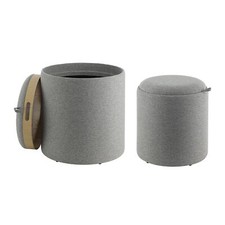 2er Set Hocker mit Stauraum