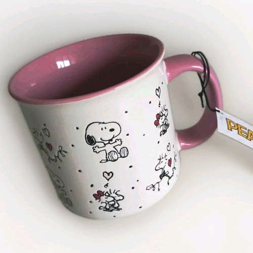 Peanuts snoopy tasse - peanuts, rosa