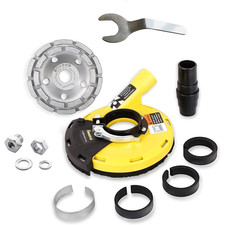 Neuwertig Absaughaube für Winkelschleifer, PREMIUM Diamantschleiftopf 125 mm