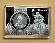 5 x  1 Oz  Silber  Germania in