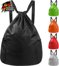 Wasserdichter Turnbeutel Rucksack Kordelzug Sport Schwimmtasche Gymsack Herren D