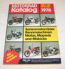 Motorradkatalog 1978 - Ausgabe Nr. 8 - AMF Harley Davidson,  CZ/Jawa, KTM, Puch