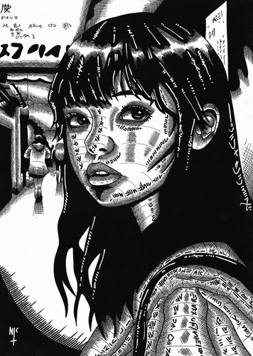 Manga comic art dark - art,