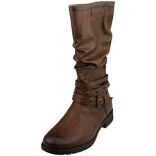 Mustang Damen Stiefel Cognac