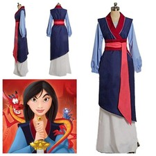 Mulan Cosplay Kleidung Langes