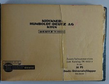 Teilekatalog Deutz Universal