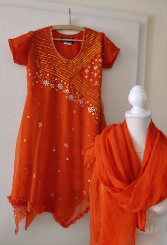 2tlg chiffon und spitze - 2tlg:,