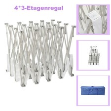 4*3-Etagenregal Displayregal Felder Messewand Faltdisplay Pop-up Display 3x2.3m