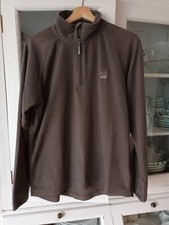 Fleece-Pulli von ATLAS for MEN  Farbe: braun Größe M