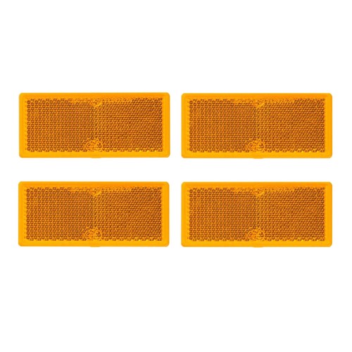 Reflektor orange 82x36mm - 4x,