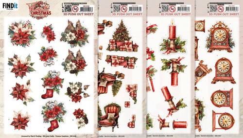 Findit stanzbogen set - 3d,