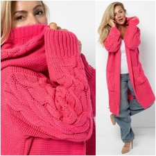 Oversized Strickmantel lang Damen Strickjacke Cardigan Strickweste | S - XL