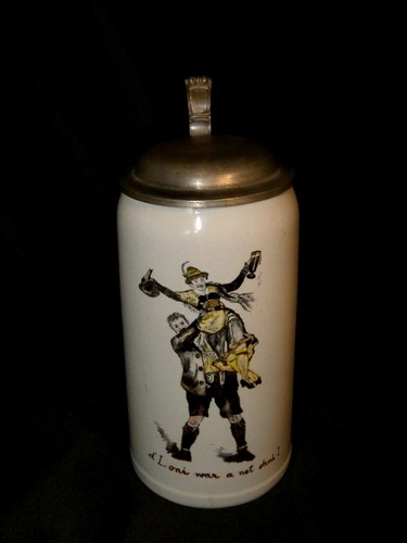 Alter keramik bierkrug - keramik,
