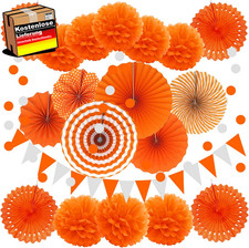 Papier Pompoms Fächer Wimpel