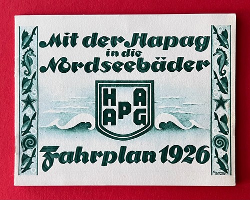 Reise prospekt 1926 - 1926, mit