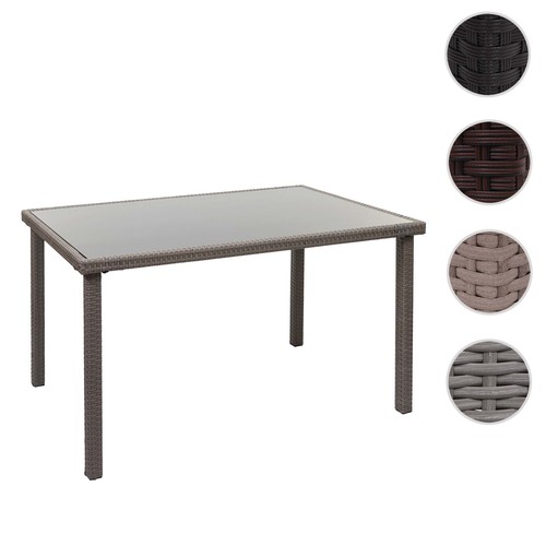 Poly rattan tisch - poly-rattan, hwc-g19