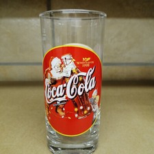 Coca Cola 1 Glas 0,3 l Gastro Rarität Seltenheit Weihnachten 1998