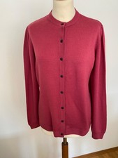 PETER HAHN Strickjacke Gr. 36 Pure Tasmanian Wool 100 % Schurwolle langarm rosa