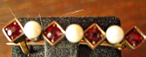Jugendstil krawattennadel 585 - jugendstil,