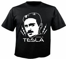 Motiv Fun T-Shirt Nikola Tesla