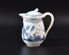 Alt Wien Kleine Porzellan Kanne Milchkännchen Birnenknauf Blaumalerei 18 Jh.