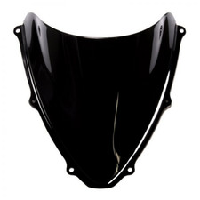 Double Bubble Windschutzscheibe Schwarz für Suzuki GSX-R 600/750 2006-2007